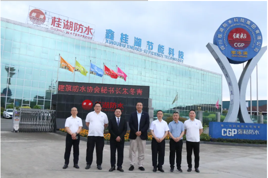 中國建筑防水協(xié)會秘書長朱冬青調研桂湖防水集團，共話防水行業(yè)發(fā)展新機遇